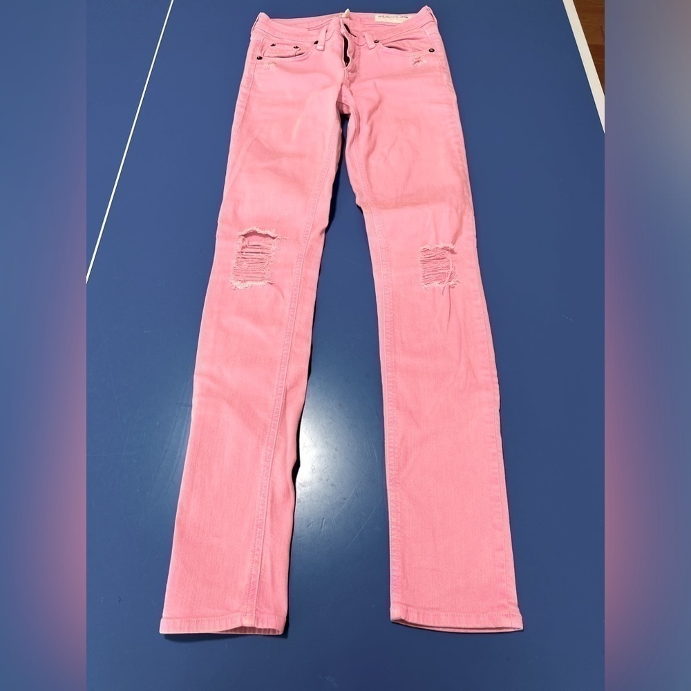 Rag And Bone For Intermix Distressed Skinny Jean. Excellent Condition. Size 25